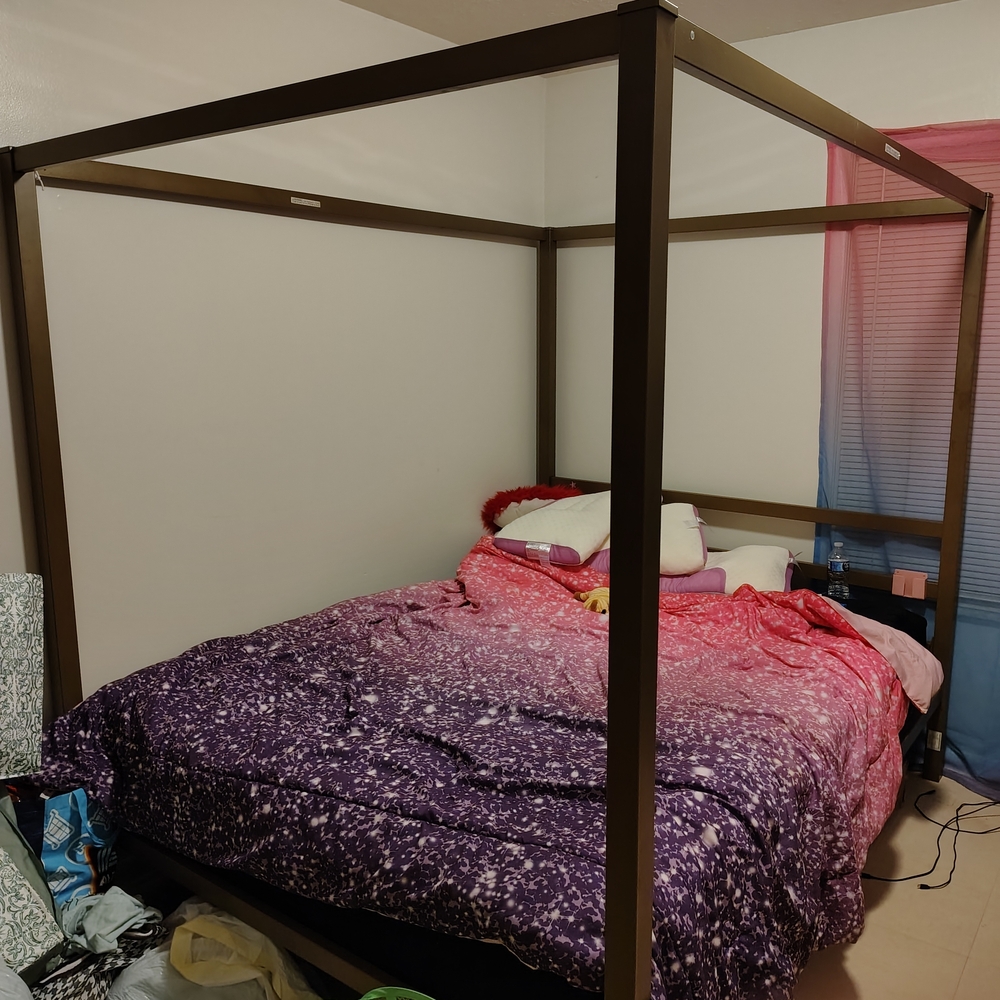Queen Size Bed Frame Gold Mattress Not Included